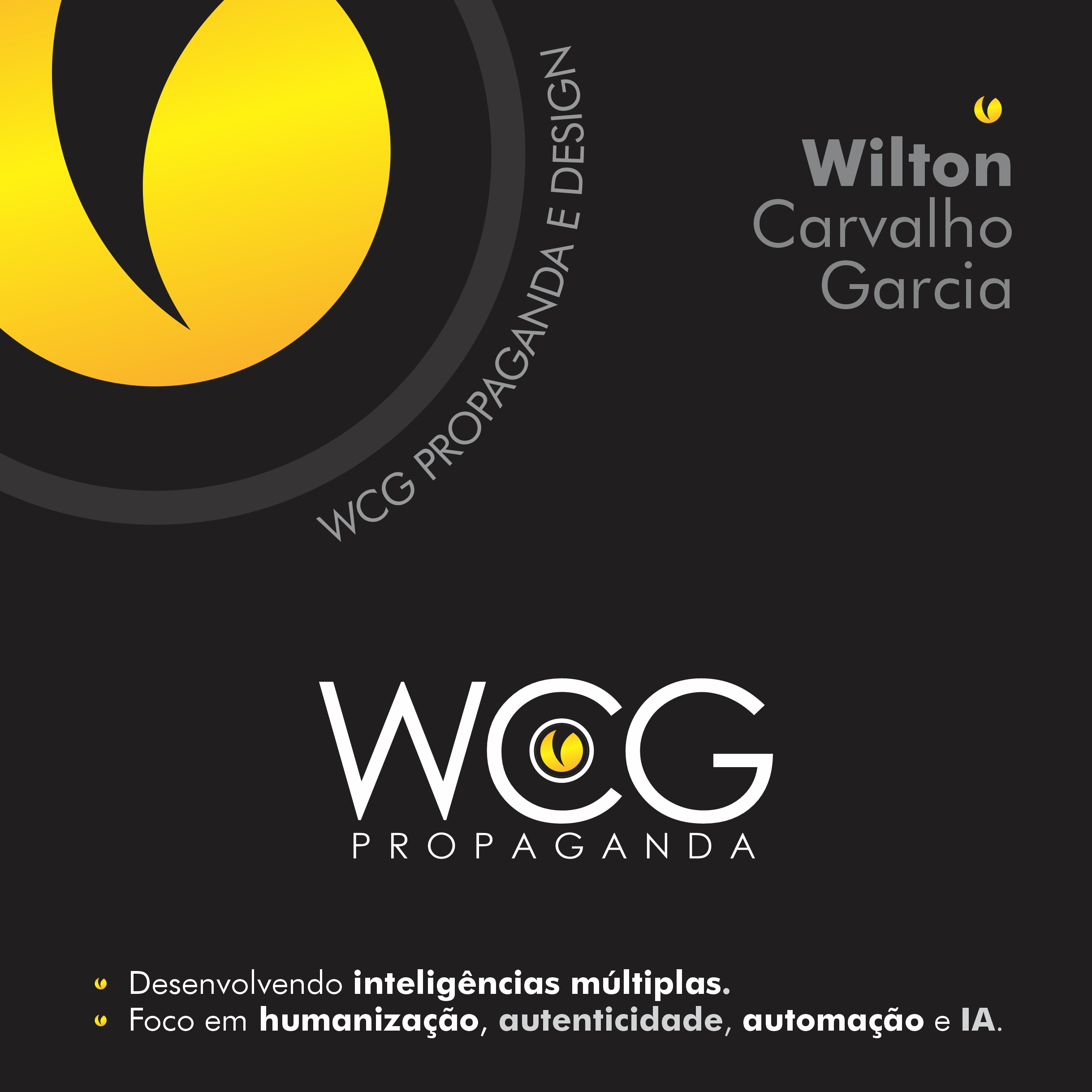 Portfolio Wilton Carvalho Garcia WCG Propaganda e Design 2026 Workana