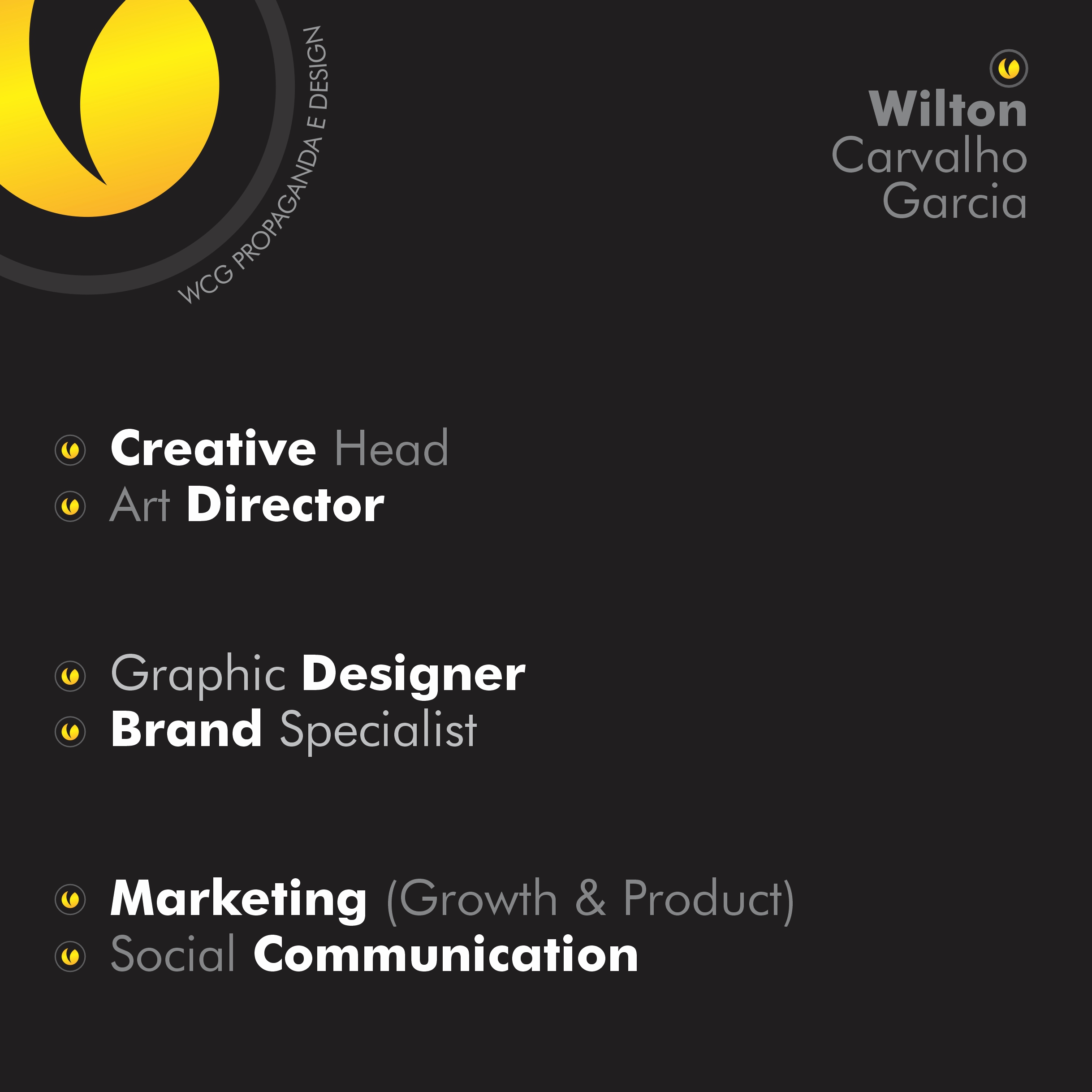 Portfolio Wilton Carvalho Garcia WCG Propaganda e Design 2026 Workana