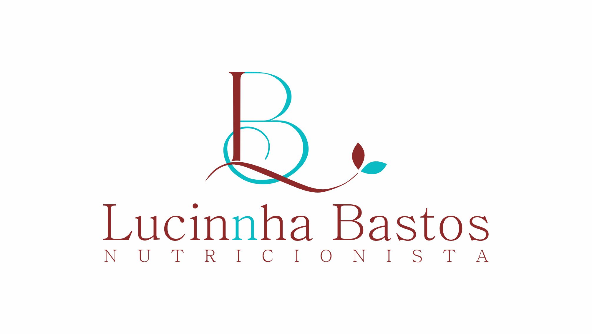 logotipo lucinnha bastos cantora e nutricionista